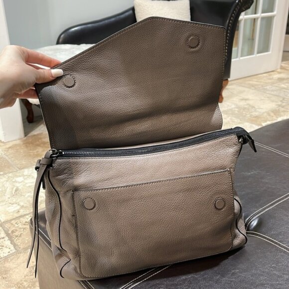 BOTKIER Cobble Hill Slouch Calfskin Leather Hobo - Picture 5 of 9